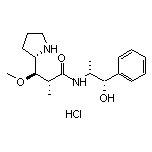 (2R,3R)-N-[(1S,2R)-1-Hydroxy-1-phenyl-2-propyl]-3-methoxy-2-methyl-3-[(S)-2-pyrrolidinyl]propanamide Hydrochloride