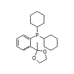 Dicyclohexyl[2-(2-methyl-1,3-dioxolan-2-yl)phenyl]phosphine