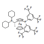 (S)-(+)-1-[(R)-2-[bis[3,5-bis(trifluoromethyl)phenyl]phosphino]ferrocenyl]ethyldicyclohexylphosphine