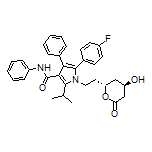 5-(4-Fluorophenyl)-1-[2-[(2R,4R)-4-hydroxy-6-oxotetrahydro-2H-pyran-2-yl]ethyl]-2-isopropyl-N,4-diphenyl-1H-pyrrole-3-carboxamide