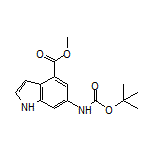 Methyl 6-(Boc-amino)-1H-indole-4-carboxylate