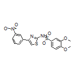 3,4-Dimethoxy-N-[4-(3-nitrophenyl)-2-thiazolyl]benzenesulfonamide