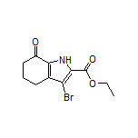 Ethyl 3-Bromo-7-oxo-4,5,6,7-tetrahydroindole-2-carboxylate