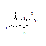 4-Chloro-6,8-difluoroquinoline-2-carboxylic Acid