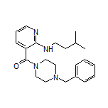 (4-Benzyl-1-piperazinyl)[2-(isopentylamino)-3-pyridyl]methanone