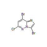3,8-Dibromo-6-chloroimidazo[1,2-b]pyridazine