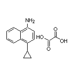 4-Cyclopropylnaphthalen-1-amine Oxalate