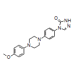 4-[4-[4-(4-Methoxyphenyl)piperazin-1-yl]phenyl]-1H-1,2,4-triazol-5(4H)-one