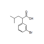 2-(3-Bromophenyl)-4-methylpentanoic Acid