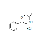 5,5-Dimethyl-2-phenylmorpholine Hydrochloride