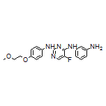 N4-(3-Aminophenyl)-5-fluoro-N2-[4-(2-methoxyethoxy)phenyl]pyrimidine-2,4-diamine