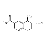 Methyl (S)-8-Amino-5,6,7,8-tetrahydronaphthalene-2-carboxylate Hydrochloride