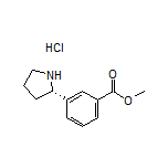 Methyl (S)-3-(2-Pyrrolidinyl)benzoate Hydrochloride