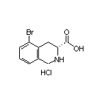 (R)-5-Bromo-1,2,3,4-tetrahydroisoquinoline-3-carboxylic Acid Hydrochloride