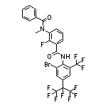 N-[2-Bromo-4-(perfluoro-2-propyl)-6-(trifluoromethyl)phenyl]-2-fluoro-3-(N-methylbenzamido)benzamide