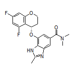 (S)-7-[(5,7-Difluoro-4-chromanyl)oxy]-N,N,2-trimethyl-1H-benzimidazole-5-carboxamide