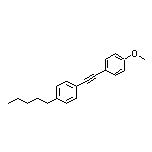 1-Methoxy-4-[(4-pentylphenyl)ethynyl]benzene