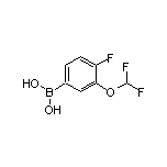 3-(Difluoromethoxy)-4-fluorophenylboronic Acid