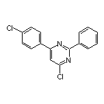 4-Chloro-6-(4-chlorophenyl)-2-phenylpyrimidine