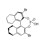 (11bR)-2,6-Dibromo-4-hydroxy-8,9,10,11,12,13,14,15-octahydrodinaphtho[2,1-d:1’,2’-f][1,3,2]dioxaphosphepine 4-Oxide