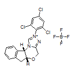 (5aR,10bS)-2-(2,4,6-Trichlorophenyl)-4,5a,6,10b-tetrahydroindeno[2,1-b][1,2,4]triazolo[4,3-d][1,4]oxazin-2-ium Tetrafluoroborate