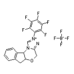 2-(Perfluorophenyl)-4,5a,6,10b-tetrahydroindeno[2,1-b][1,2,4]triazolo[4,3-d][1,4]oxazin-2-ium Tetrafluoroborate