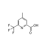 4-Methyl-6-(trifluoromethyl)pyridine-2-carboxylic Acid