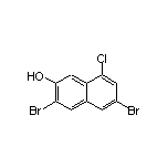 3,6-Dibromo-8-chloro-2-naphthol