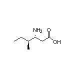 (3R,4S)-3-Amino-4-methylhexanoic Acid