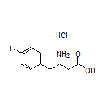 (S)-3-Amino-4-(4-fluorophenyl)butanoic Acid Hydrochloride