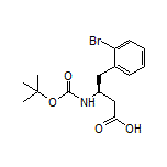 (S)-3-(Boc-amino)-4-(2-bromophenyl)butanoic Acid