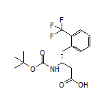 (R)-3-(Boc-amino)-4-[2-(trifluoromethyl)phenyl]butanoic Acid