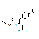 (S)-3-(Boc-amino)-4-[4-(trifluoromethyl)phenyl]butanoic Acid