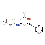 (S)-3-(Boc-amino)-6-phenyl-5-hexenoic Acid