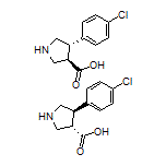 trans-4-(4-Chlorophenyl)pyrrolidine-3-carboxylic Acid