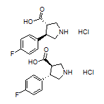 trans-4-(4-Fluorophenyl)pyrrolidine-3-carboxylic Acid Hydrochloride