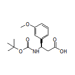 (R)-3-(Boc-amino)-3-(3-methoxyphenyl)propanoic Acid