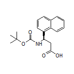 (R)-3-(Boc-amino)-3-(1-naphthyl)propanoic Acid