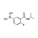 4-Fluoro-3-(isopropylcarbamoyl)phenylboronic Acid