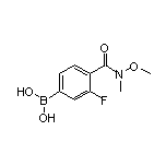 3-Fluoro-4-[methoxy(methyl)carbamoyl]phenylboronic Acid