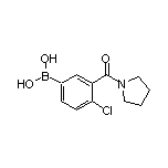 4-Chloro-3-(pyrrolidine-1-carbonyl)phenylboronic Acid