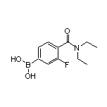 4-(Diethylcarbamoyl)-3-fluorophenylboronic Acid