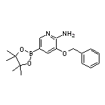 6-Amino-5-(benzyloxy)pyridine-3-boronic Acid Pinacol Ester