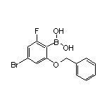 2-(Benzyloxy)-4-bromo-6-fluorophenylboronic Acid