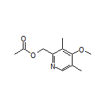 (4-Methoxy-3,5-dimethylpyridin-2-yl)methyl Acetate