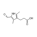 3-(5-Formyl-2,4-dimethyl-3-pyrrolyl)propanoic Acid