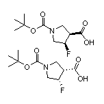 cis-1-Boc-4-fluoropyrrolidine-3-carboxylic Acid