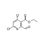 Ethyl 4,6-Dichloro-2-formylnicotinate