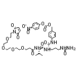 [4-[[(2S)-5-(Carbamoylamino)-2-[[(2S)-2-[3-[2-[2-[2-[2-(2,5-dioxo-1-pyrrolyl)ethoxy]ethoxy]ethoxy]ethoxy]propanoylamino]-3-methylbutanoyl]amino]pentanoyl]amino]phenyl]methyl (4-Nitrophenyl) Carbonate