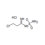 3-Chloro-N-sulfamoylpropionamidine Hydrochloride